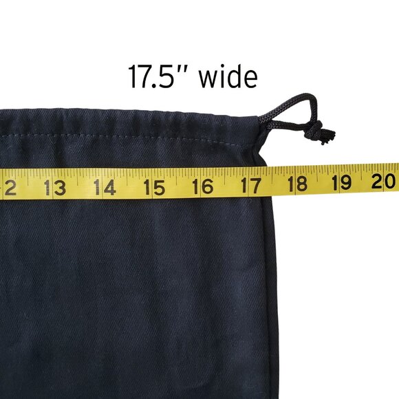 Ralph Lauren Large Navy / Gold Protective Dustbag 25" x 17.5" - Picture 6 of 7